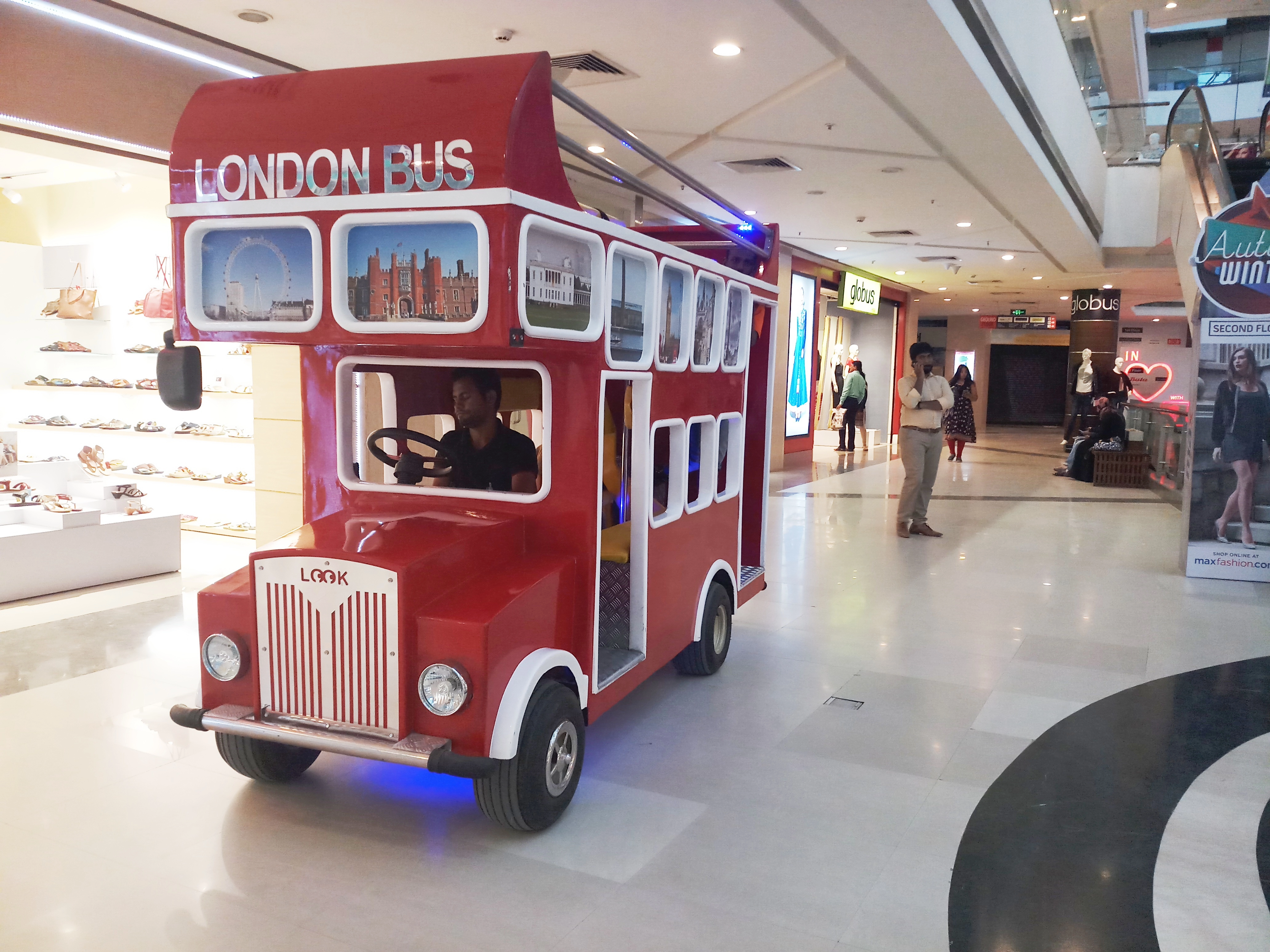 london bus at kumar pacific